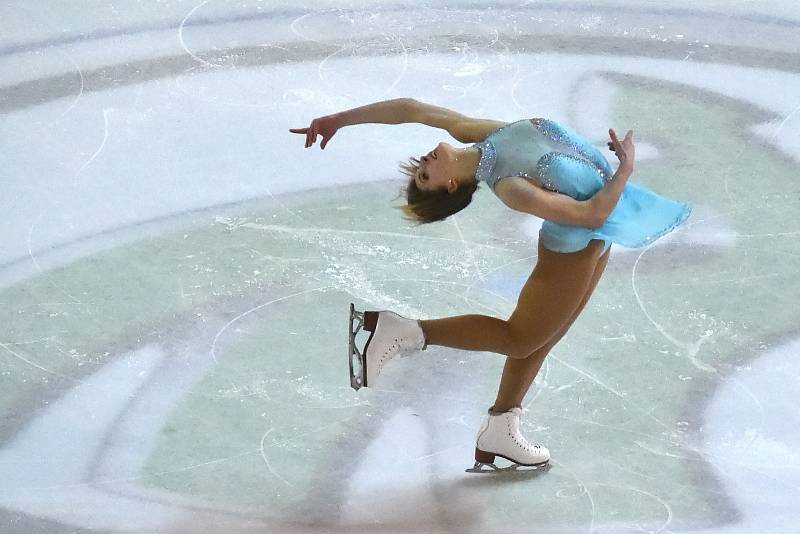 Olympijský festival v areálu brněnského výstaviště 19.2.2018. Na besedu s Deníkem dorazili krasobruslaři Kateřina Mrázová a Martin Šimeček.