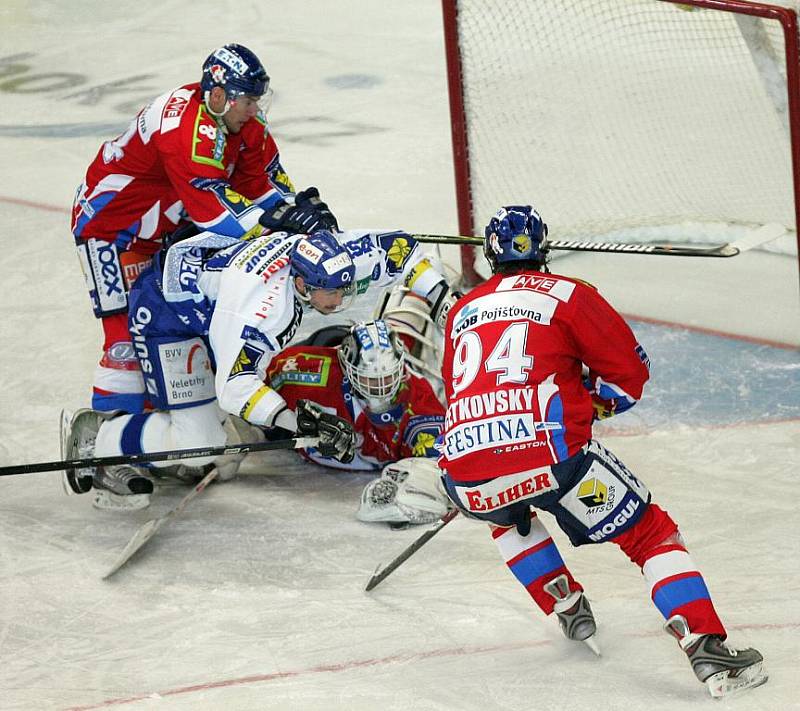 Extraligová Kometa zvítězila nad Pardubicemi 3:1.