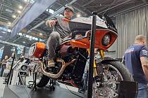 Značka Harley Davidson představuje své nové modely na Motosalonu na brněnském výstavišti.