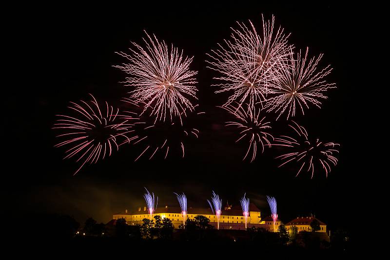 Festival ohňostrojů Ignis Brunensis.