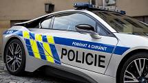 Nové policejní BMW i8, které má zapůjčené jihomoravská dopravní policie.