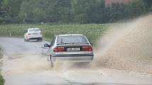 Silný déšť způsobil v neděli na Brněnsku řadu škod.
