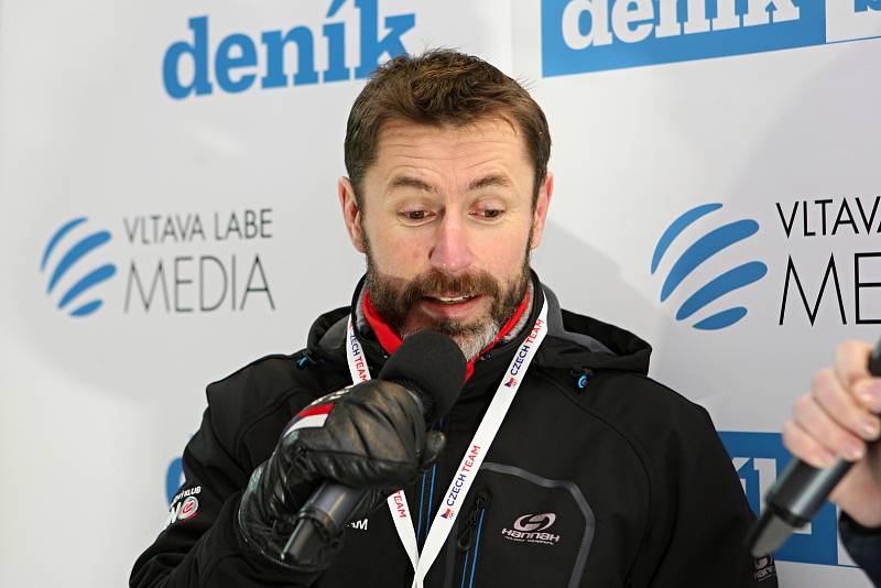 Jiří Snítil na Olympijském festivalu v zóně Deníku.