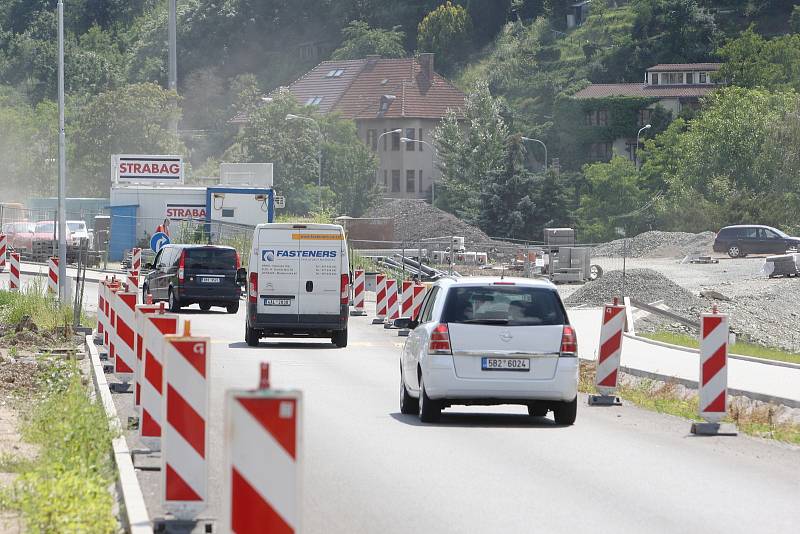 Brno 15.7.2020 - stavba VMO v ulici Žabovřeská - I. etapa