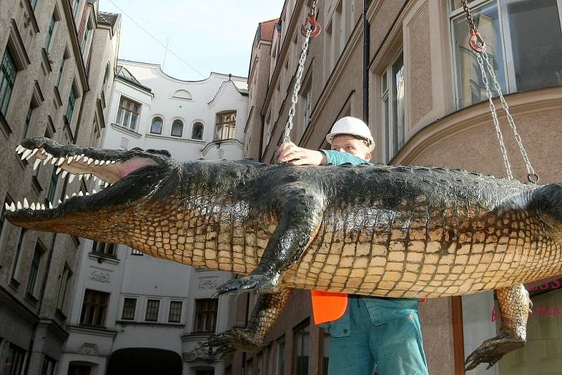 Symbol města, brněnský drak, je zpátky na Staré radnici.