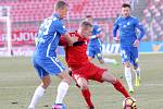 Zbrojovka porazila v prvním domácím zápase jarní části ligy Slovan Liberec těsně 1:0. Na snímku Michal Škoda.