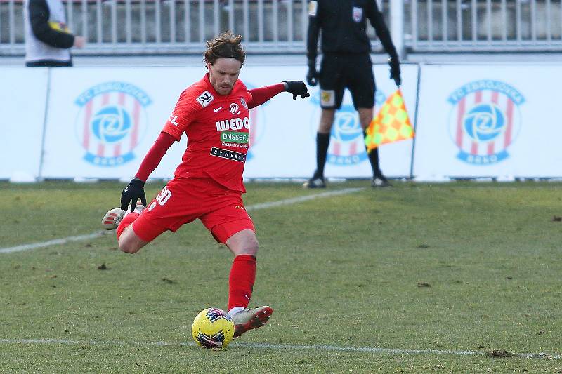 Fotbalisté Zbrojovky Brno remizovali 0:0 v utkání proti Zlínu.