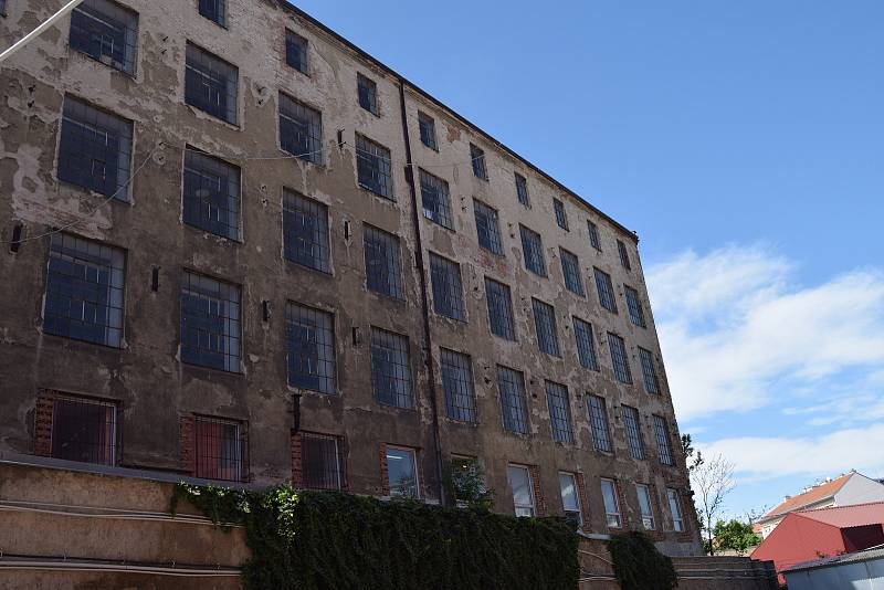 Areál bývalé textilní továrny Mosilana.
