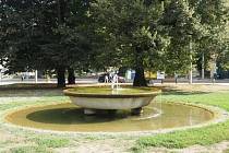 Park na Obilním trhu - fontána.