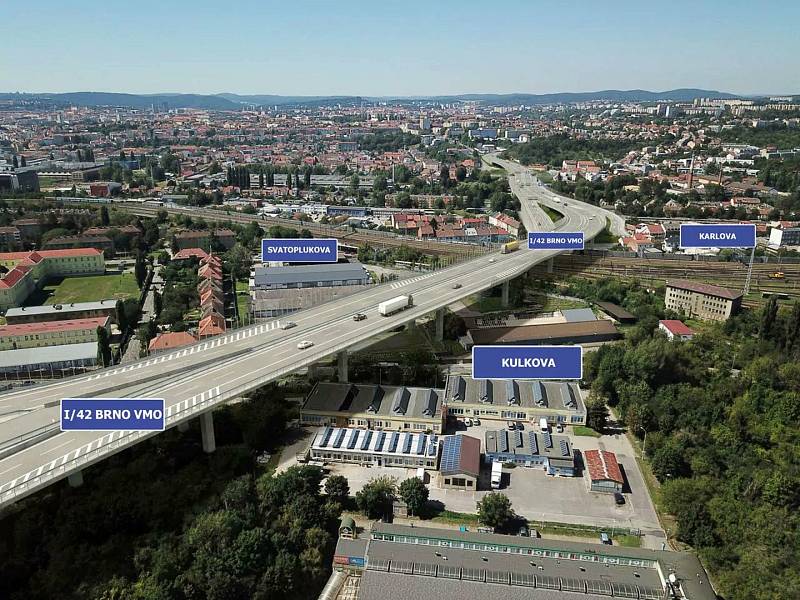 Nad maloměřickým nádražím povede mostní estakáda, která bude součástí VMO Tomkovo náměstí a Rokytova.