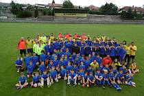 Víc než dvě stě dětí se účastní dvanáctého ročníku Fotbalového kempu Petra Švancary v Rosicích.