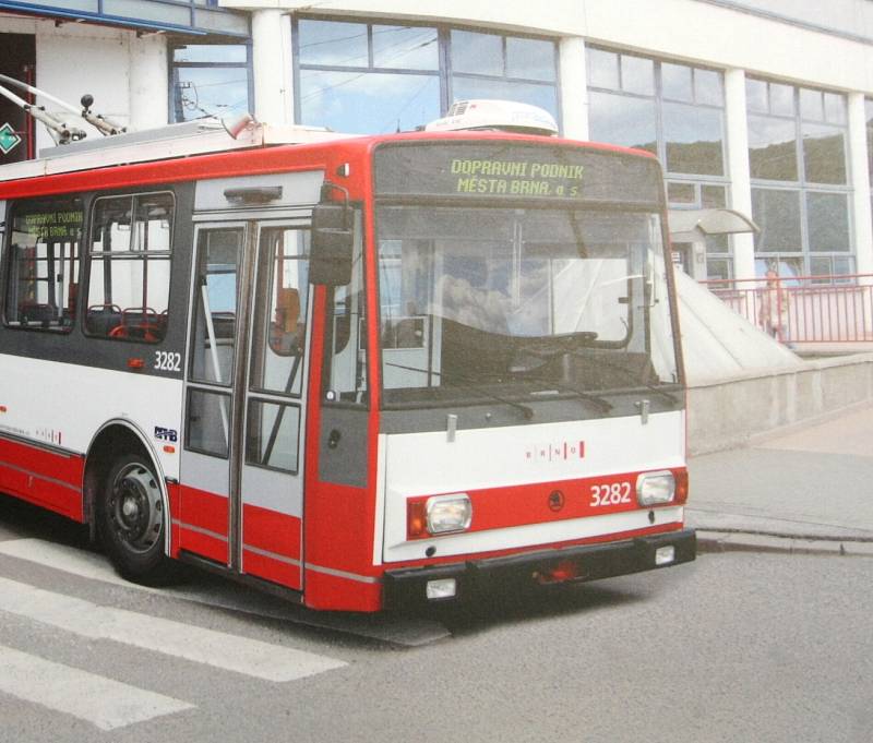 Brněnský trolejbus.