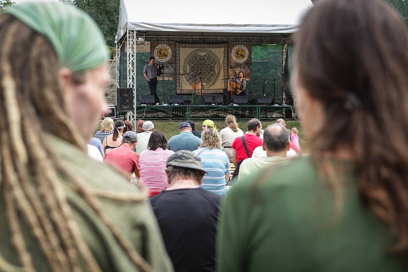 Veveří zaplnila keltská hudba. Při festivalu Lughnasad.