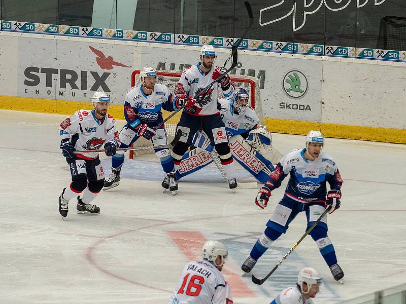 Piráti v první kole letošní extraligy přivítali loňského mistra Kometu Brno.