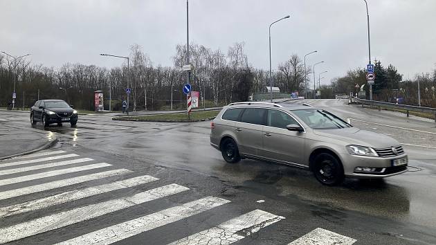 Dopravní omezení začne v křižovatce brněnské Obvodové a Přístavní ulice platit od března.
