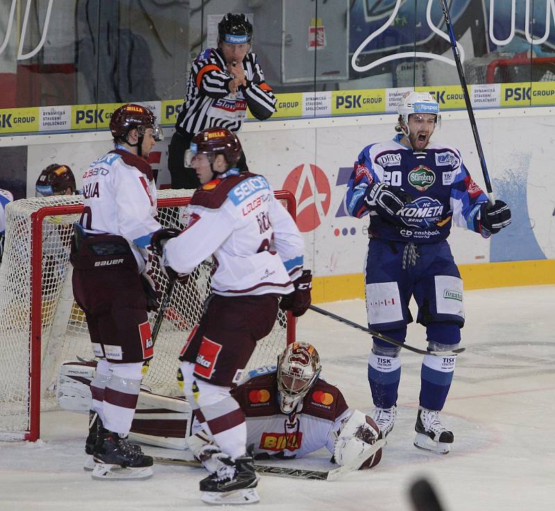 Kometa Brno udolala Spartu Praha 3:2 po prodloužení.