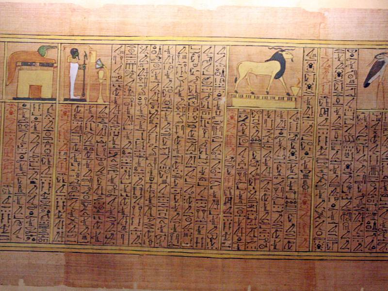 Výstava o egyptském faraonovi Tutanchamonovi.