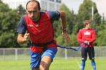 Trénink posil fotbalistů 1. FC Brno.