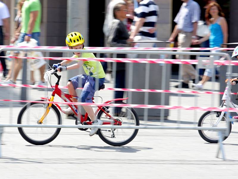 Děti si v centru Brna užily zábavné sportovní odpoledne.