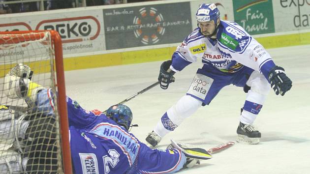 První zápas play off Brno versus Chomutov