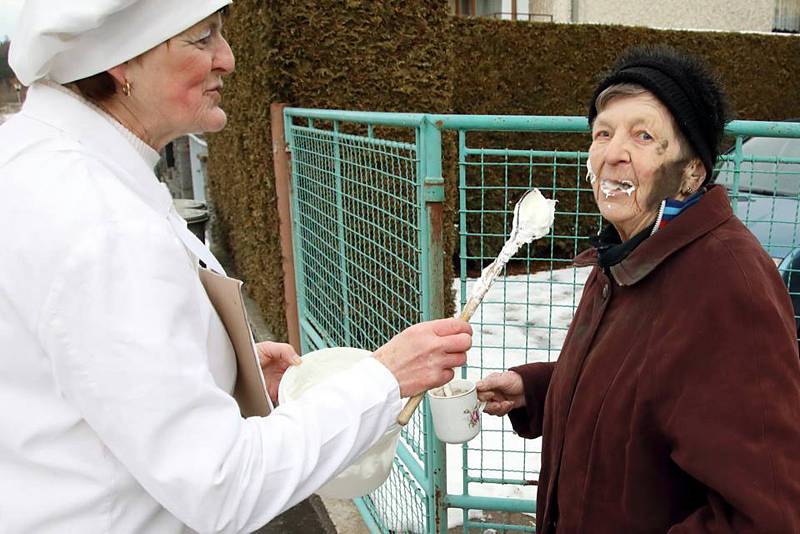 Masopustní průvod.