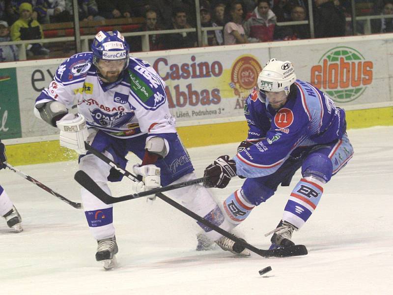 První zápas play off Brno versus Chomutov