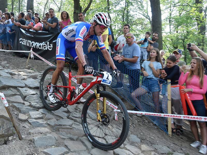 Brno 28.7.2019 - Mistrovství Evropy horských kol v Brně - Ondřej Cink