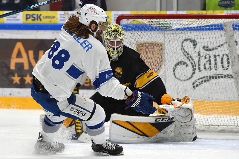 Brno 26.1.2020 - domácí HC Kometa Brno v bílém proti HC Litvínov