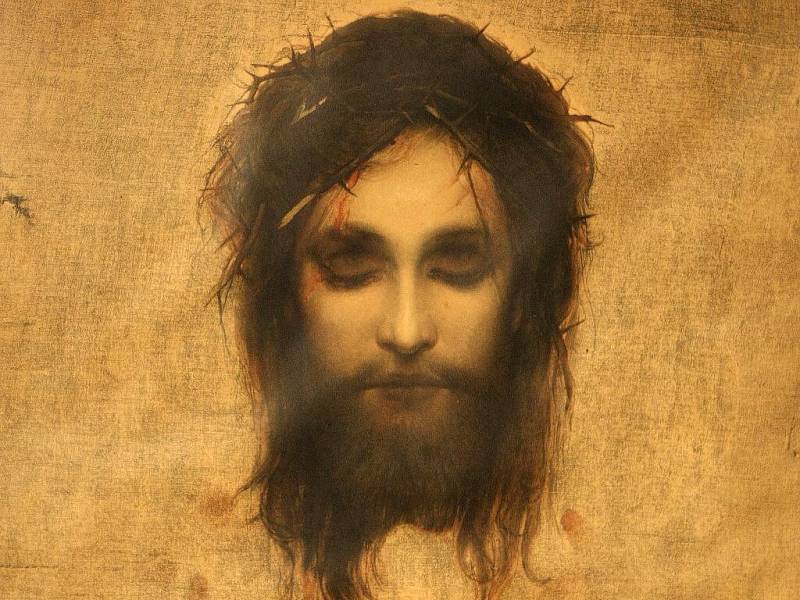 Veraikony – obrazy zachycující otisk Kristovy tváře na roušce.