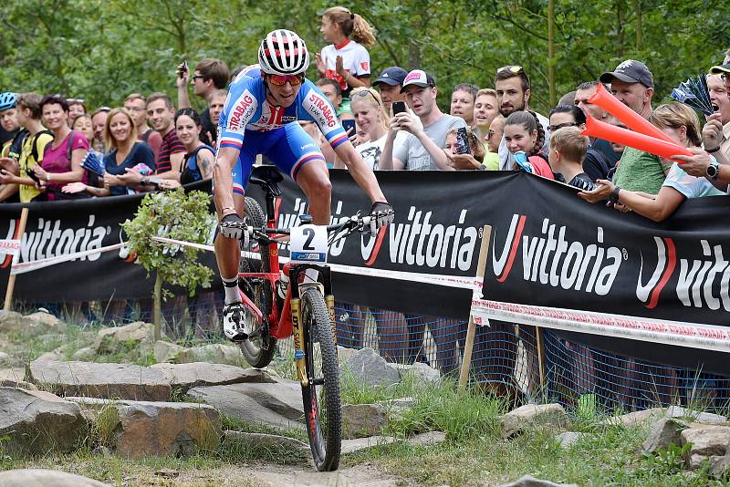 Brno 28.7.2019 - Mistrovství Evropy horských kol v Brně - Ondřej Cink