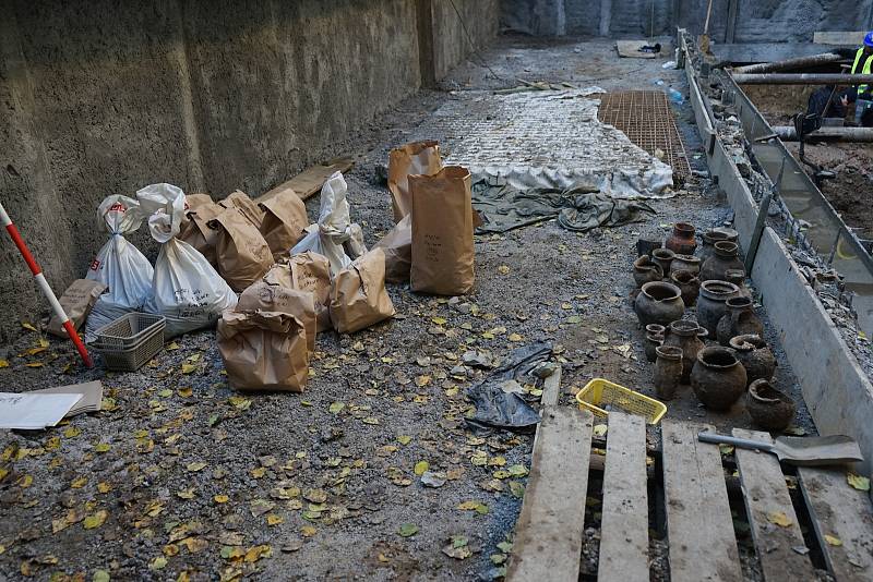 Archeologové bádají v Orlí ulici v Brně. Foto: Archaia Brno