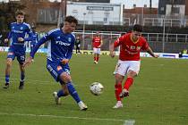 Příprava Zbrojovka Brno (v červeném) vs. Olomouc B 3:1.