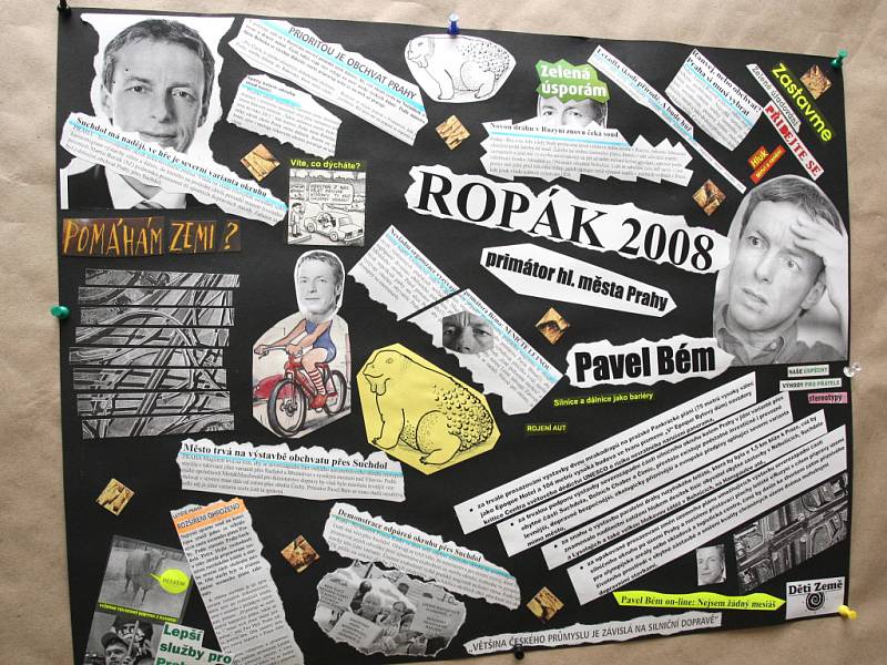 Ropákem roku 2008 se stal praždký primátor Pavel Bém.