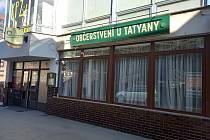 Ukrajinská restaurace U Tatyany na brněnském autobusovém nádraží Zvonařka.