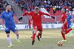 Zbrojovka porazila v prvním domácím zápase jarní části ligy Slovan Liberec těsně 1:0.