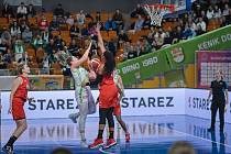 Basketbalistky KP TANY Brno (v bílozelených dresech) dokráčely k historickému postupu 30.listopadu domácí suverénní výhrou 101:63 nad Antalyí. Připomeňte si duel v galerii. 