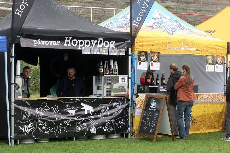 První ročník hudebně pivního festivalu Beer Fest Brno 2017 na fotbalovém stadion za Lužánkami v Brně.