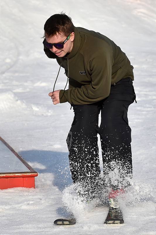 Olympijský festival v areálu brněnského výstaviště 19.2.2018. Na besedu s Deníkem dorazili krasobruslaři Kateřina Mrázová a Martin Šimeček.