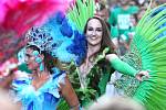 Brno 31.7.2020 - karnevalovým průvodem začal Brasil Fest Brno