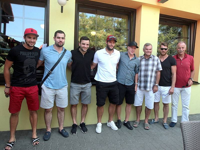 Hráči NHL a reprezentanti se setkali v Brně.