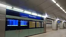 První cesta vlakového speciálu na vídeňské letiště z brněnského hlavního nádraží.