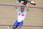 Třicetiletý profesionál Elia viviani vyhrál v omniu olympijské hry v Riu de Janeiro v roce 2016. Ve své kariéře posbíral také několik etapových prvenství na Tour de France, Giro d'Italia, španělské Vueltě.