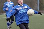 Vyškov (v modrém) na turnaji v Líšni zdolal Bystrc 3:1.