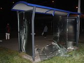 Pětapadesátiletý muž vybil tři okenní výplně tramvajové zastávky v brněnských Žabovřeskách.