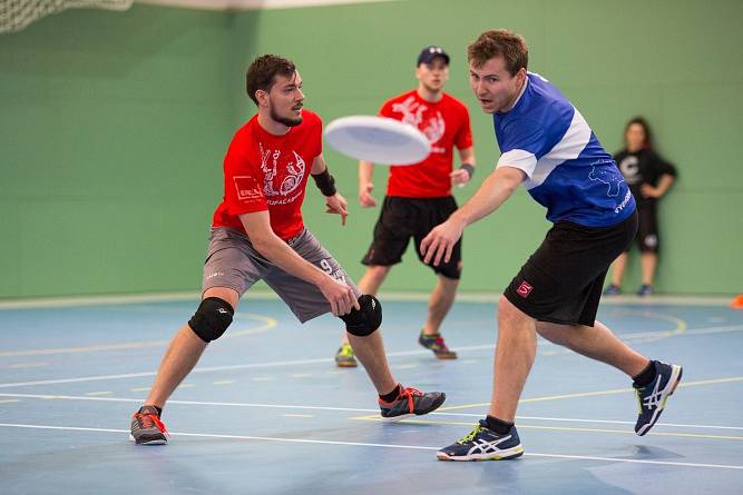 Loňské halové mistrovství České republiky v ultimate frisbee.