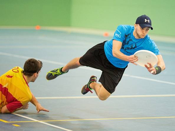 Loňské halové mistrovství České republiky v ultimate frisbee.