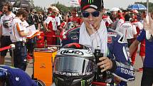 Královskou třídu MotoGP ovládl Španěl Jorge Lorenzo na Yamaze. Na Hondě dojel druhý další španělský závodník Marc Márquez. Třetí už s větším odstupem finišoval hvězdný Ital Valentino Rossi. Abraham skončil poslední.