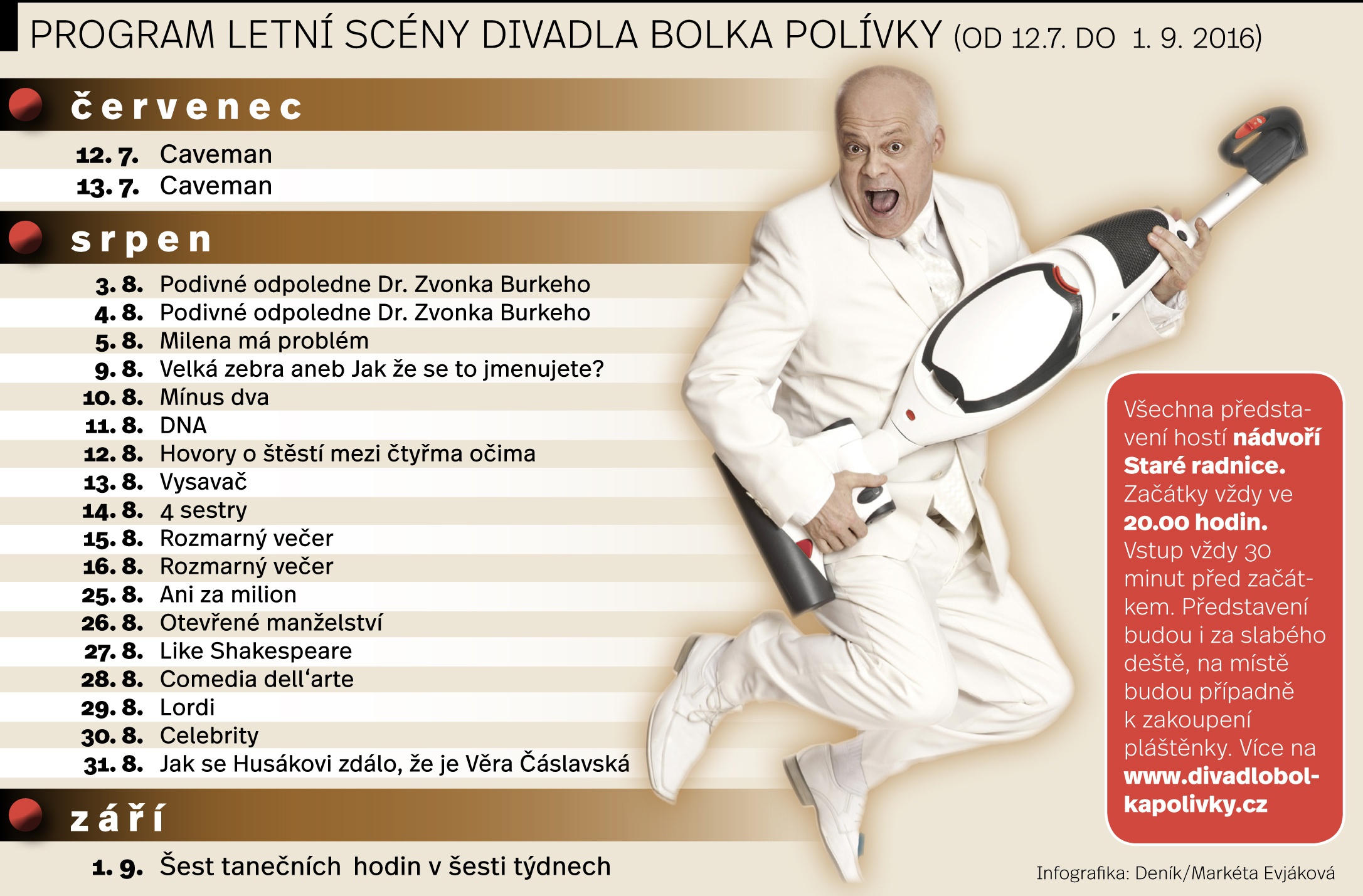 Chýlková pobaví v punkové komedii, Klepl s vysavačem - Brněnský deník