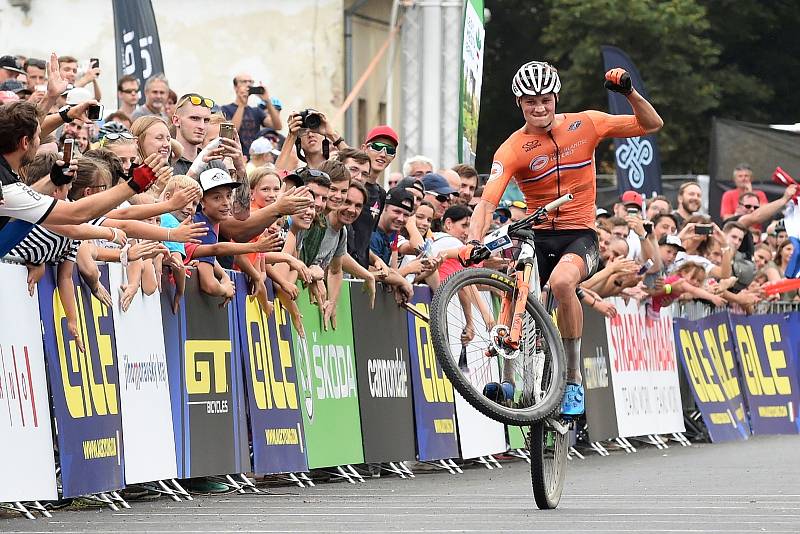 Brno 28.7.2019 - Mistrovství Evropy horských kol v Brně - Mathieu Van Der Poel