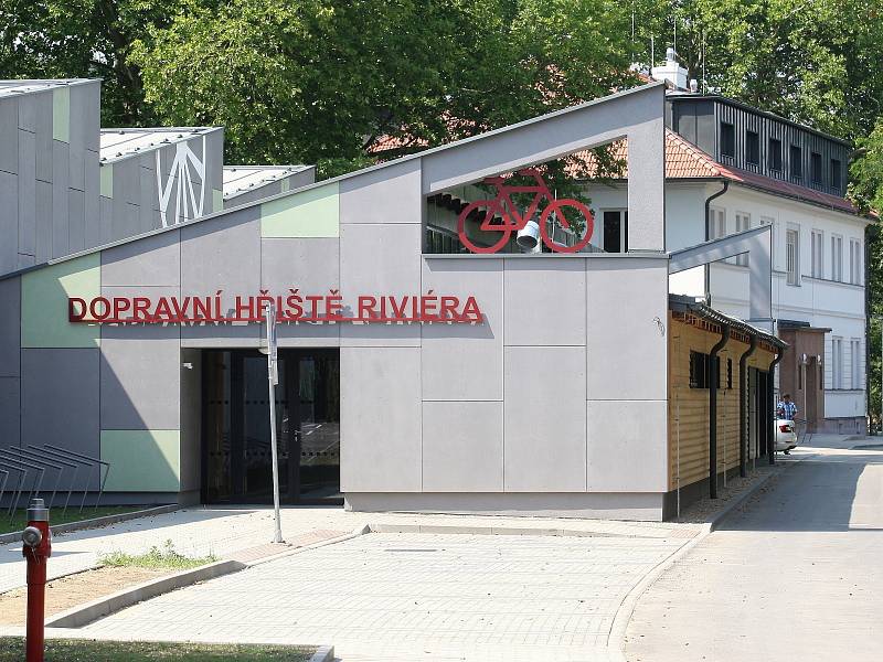 Areál dopravní výchovy na brněnské Riviéře.